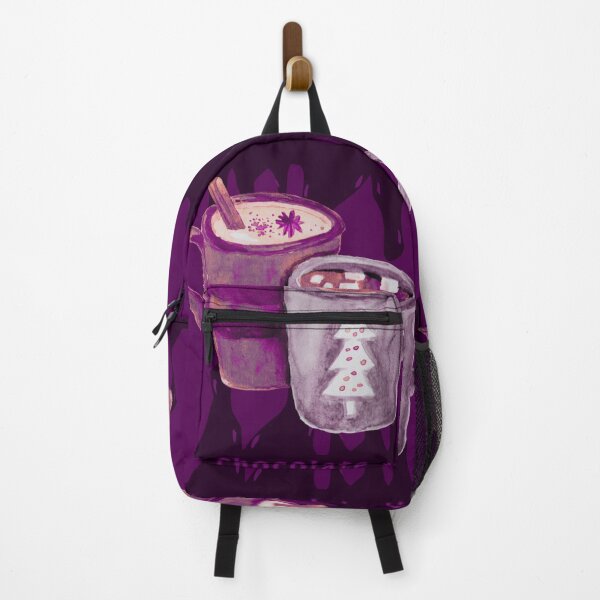 Item preview, Hot chocolate time, purple and pink mugs design designed and sold by Stefrait-7.