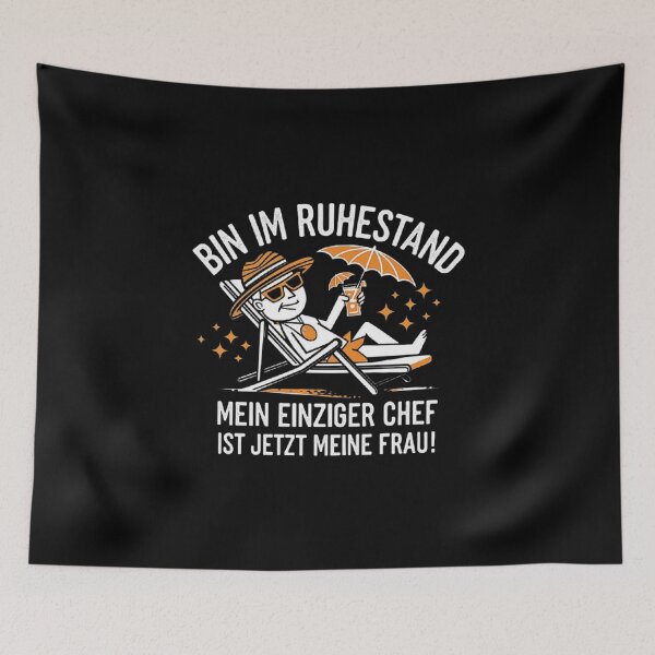 Item preview, Retirement Humor Design - Relaxing Life with Wife as the Boss designed and sold by love3617.