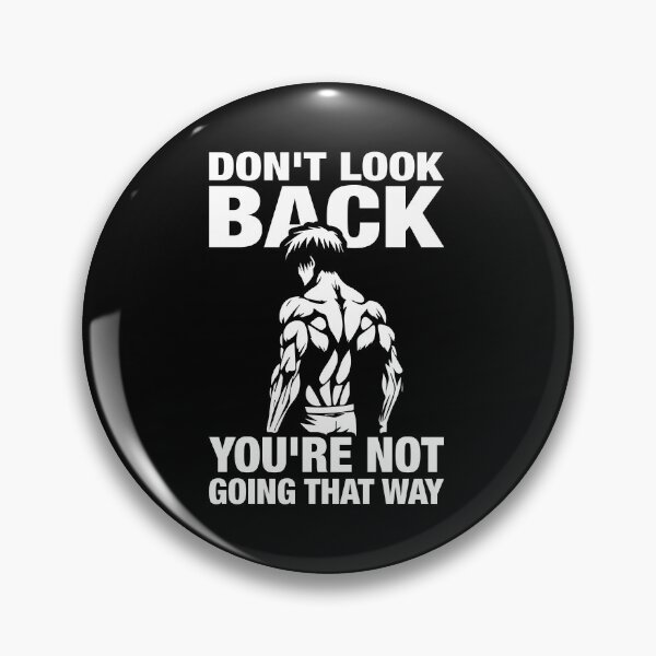Item preview, Don't Look Back - Anime Bodybuilding Gym Workout Fitness Motivation designed and sold by chantastical.
