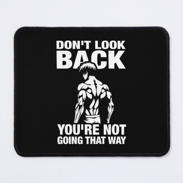 Item preview, Don't Look Back - Anime Bodybuilding Gym Workout Fitness Motivation designed and sold by chantastical.