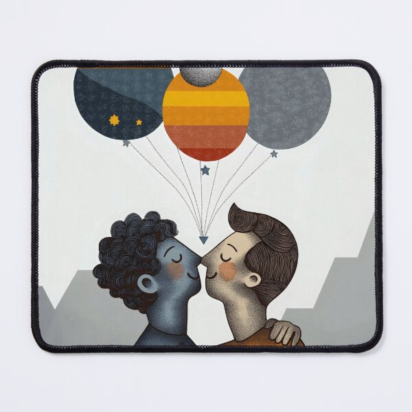 Item preview, Hopes, Dreams & Balloons. LBTQ illustration designed and sold by Shoot-The-Moon.