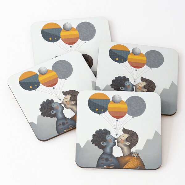 Item preview, Hopes, Dreams & Balloons. LBTQ illustration designed and sold by Shoot-The-Moon.