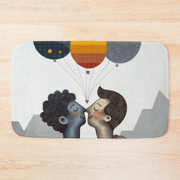 Item preview, Hopes, Dreams & Balloons. LBTQ illustration designed and sold by Shoot-The-Moon.