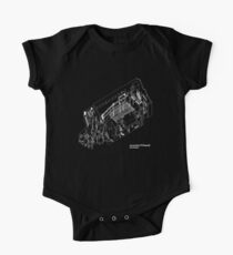 Haç Axonometric (black version) One Piece - Short Sleeve