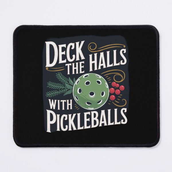 Item preview, Deck The Halls With Pickleballs Funny designed and sold by Redgiant87x.