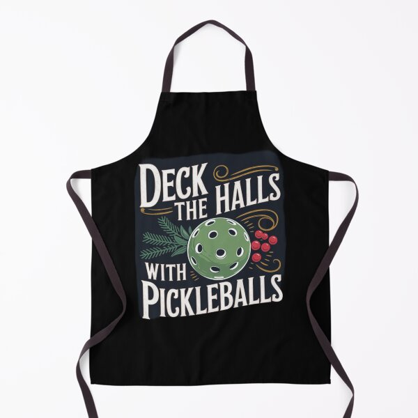 Item preview, Deck The Halls With Pickleballs Funny designed and sold by Redgiant87x.