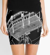 Haç Axonometric (black version) Mini Skirt