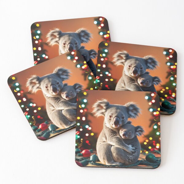 Item preview, Koala Mum and Bub Australian Christmas designed and sold by KoalaCorner.
