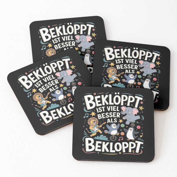 Item preview, Funny Animals with Inspirational German Quote Design designed and sold by love3617.