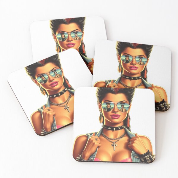 Item preview, 80s Punk Girl designed and sold by PulpVintage.