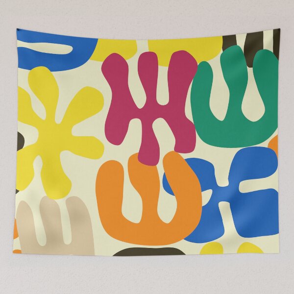 Item preview, Iconic Henri Matisse Inspired Mid Century Modern Pattern  designed and sold by Deutschic.