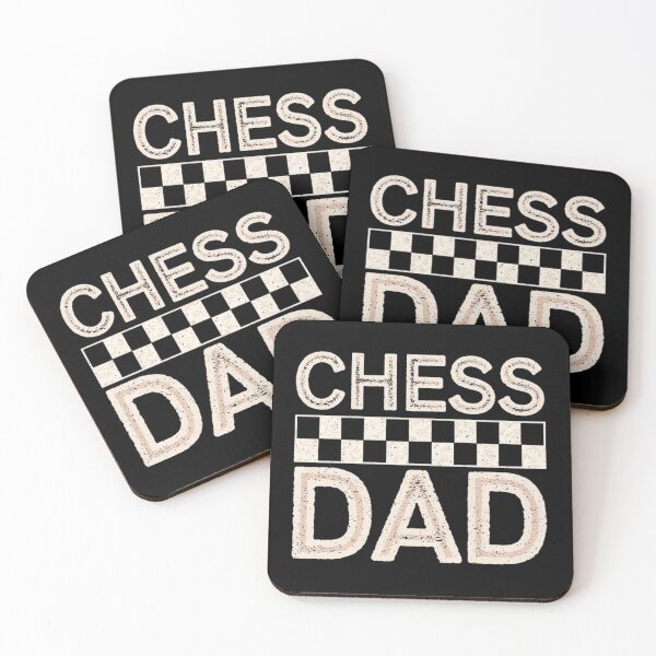 Item preview, Chess Dad Design with Rustic Checkered Typography designed and sold by love3617.