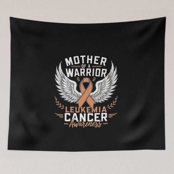 Item preview, Leukemia Cancer Awareness with Inspirational Winged Ribbon Design designed and sold by love3617.