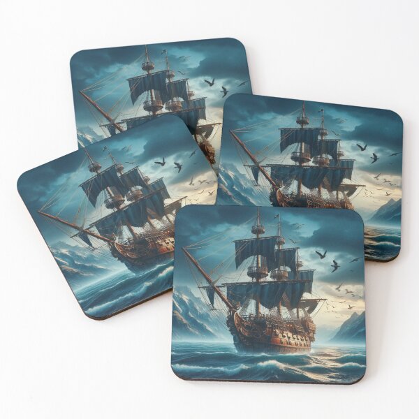 Item preview, Pirate Ship designed and sold by Jennifer McBride.