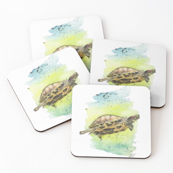 Item preview, Turtle in the sea (Hand Drawn Design) designed and sold by Studio Bajcsin.