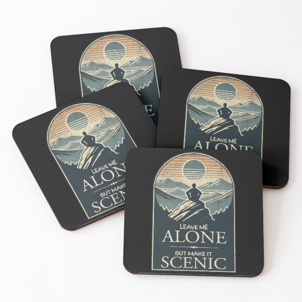 Item preview, Leave Me Alone, But Make It Scenic - Funny Hiking Humor designed and sold by QuirkPrint.