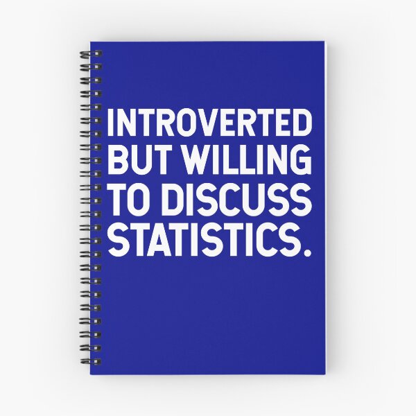 Item preview, Introverted But Willing To Discuss Statistics. V2 designed and sold by SarahJisri.