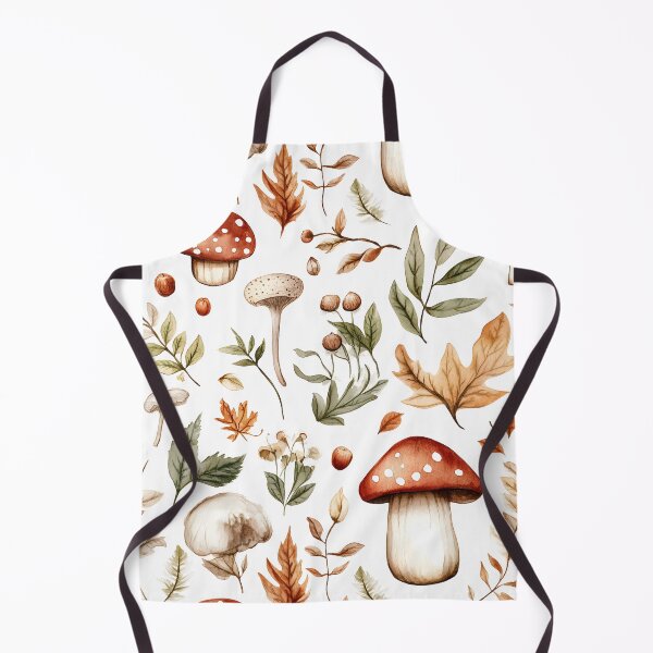 Item preview, Mushrooms and leaves - Autumn theme designed and sold by Fab-Haven.