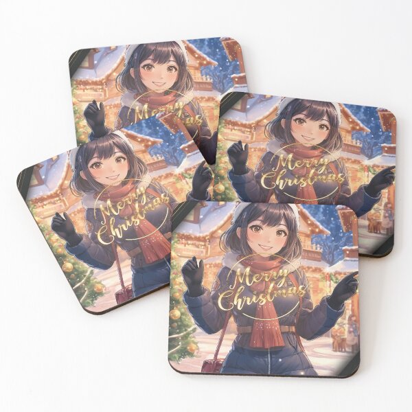 Item preview, Sweet Anime Christmas: A Kawaii Holiday Wish designed and sold by RK - Shop.