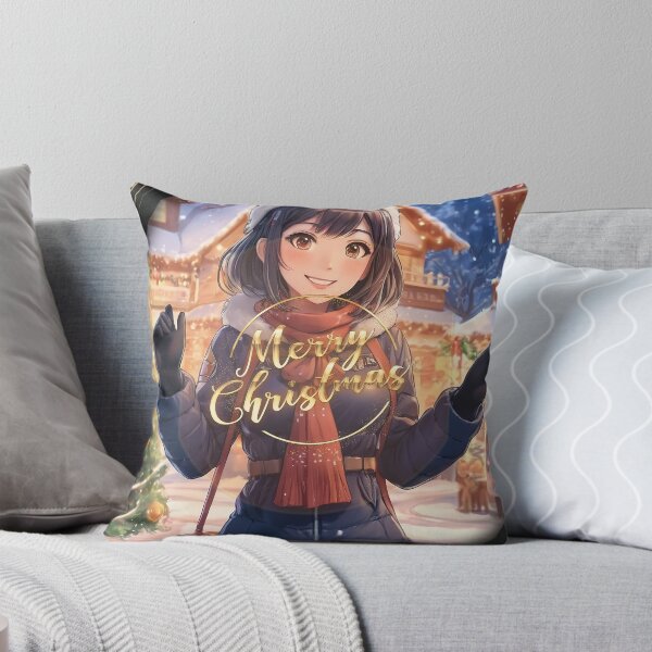 Item preview, Sweet Anime Christmas: A Kawaii Holiday Wish designed and sold by RK - Shop.