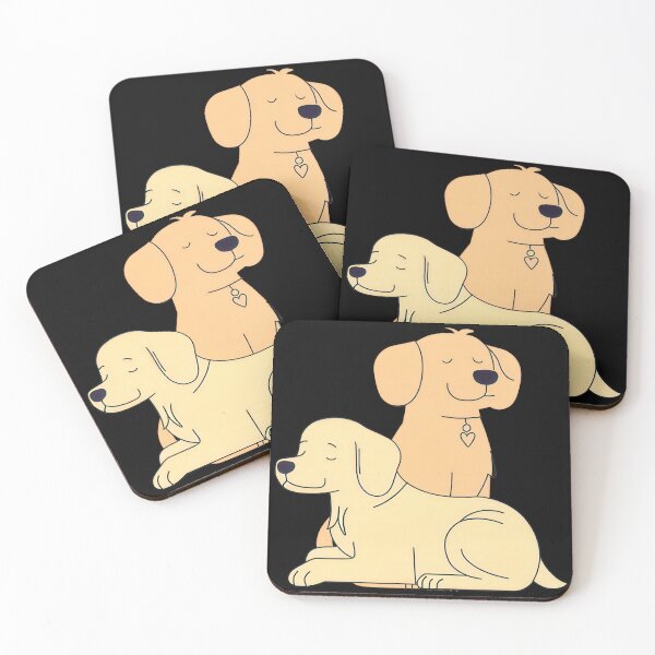 Item preview, Adorable Golden Retrievers Couple - 2 Loving Dogs designed and sold by Jasava Shop.