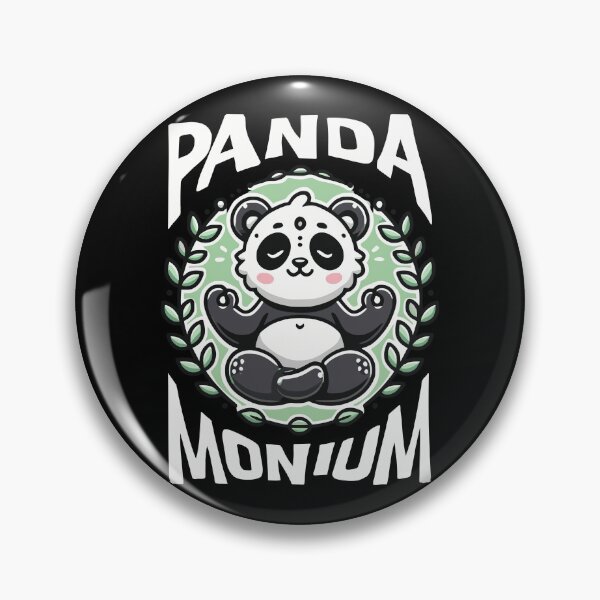 Item preview, Panda-Monium - Funny Panda Zen Humor designed and sold by QuirkPrint.