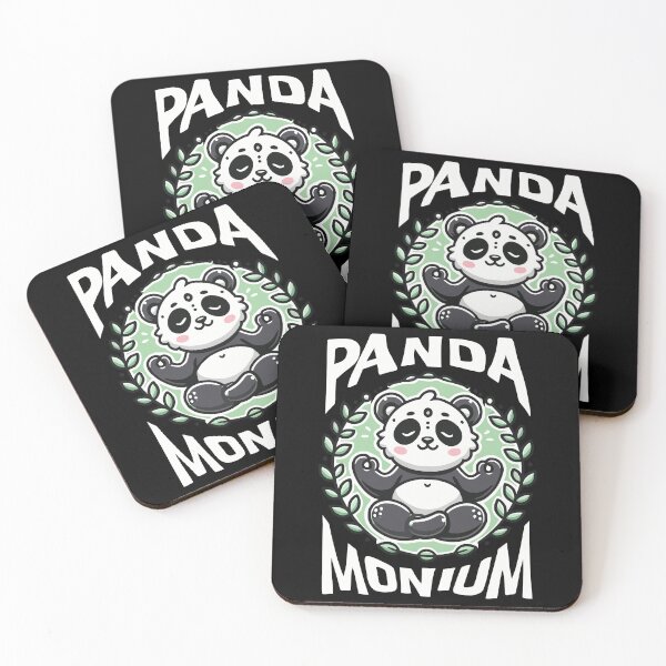Item preview, Panda-Monium - Funny Panda Zen Humor designed and sold by QuirkPrint.