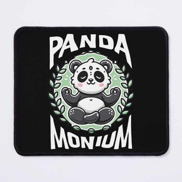 Item preview, Panda-Monium - Funny Panda Zen Humor designed and sold by QuirkPrint.