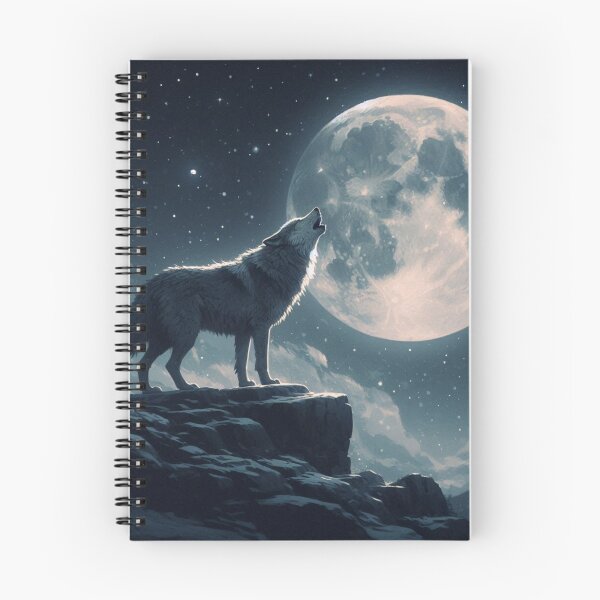 Item preview, Wolf howling at the moon designed and sold by Jennifer McBride.
