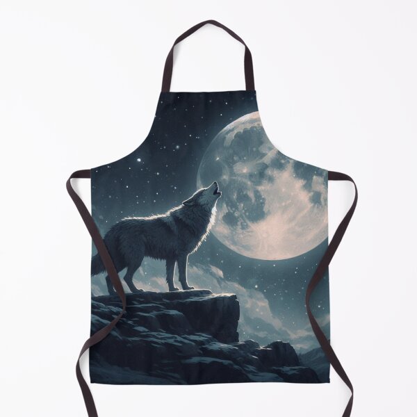Item preview, Wolf howling at the moon designed and sold by Jennifer McBride.