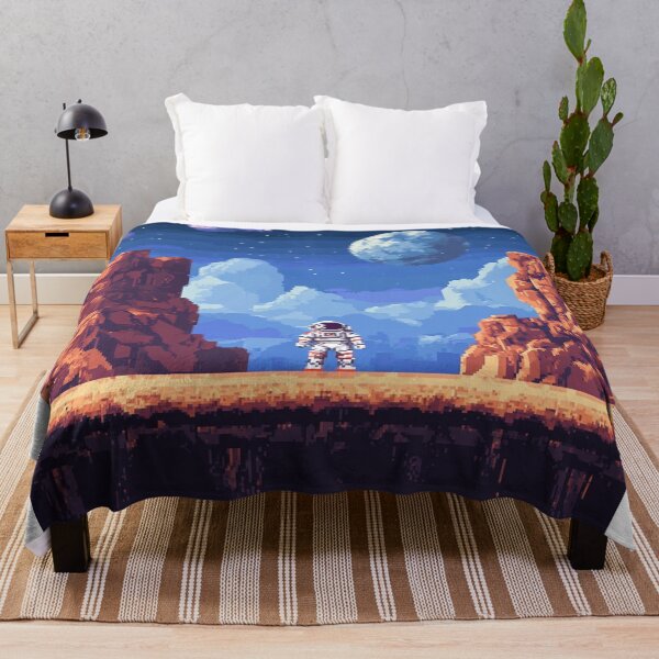 Item preview, Spaceman in space pixel art designed and sold by HardysHouse.