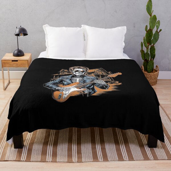 Item preview, Rocking Skeleton with Guitar - Edgy Music Design designed and sold by love3617.