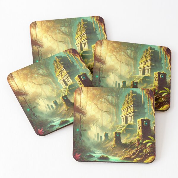 Item preview, Mayan Pyramid in a Magical Forest designed and sold by Fernando Abitia.