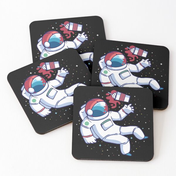 Item preview, Astronaut Lost in Space with Frappuccino designed and sold by TurtleDojo.