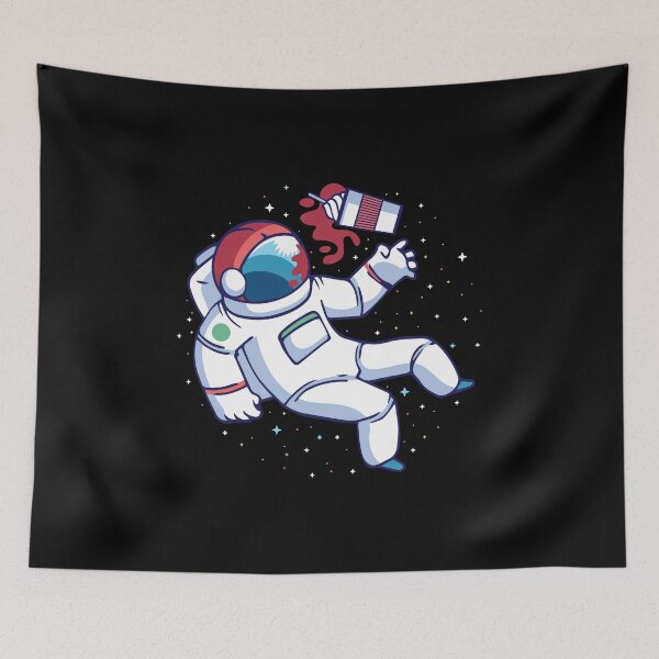 Item preview, Astronaut Lost in Space with Frappuccino designed and sold by TurtleDojo.