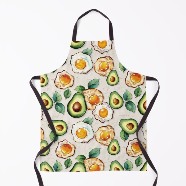 Item preview, Avocado and Egg Watercolor Illustration designed and sold by anthropawlogie.