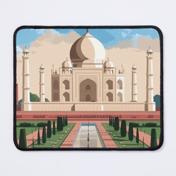 Aperçu de l'œuvre Affiche de voyage vintage d'Agra créée et vendue par TravelerRat.