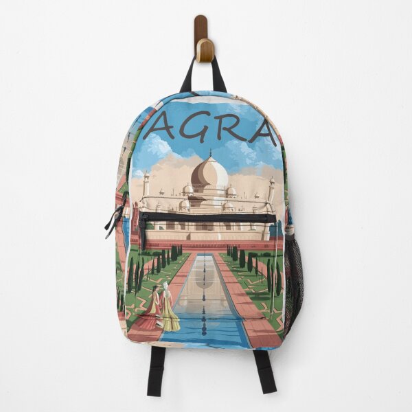 Item preview, Agra Vintage Travel Poster designed and sold by TravelerRat.