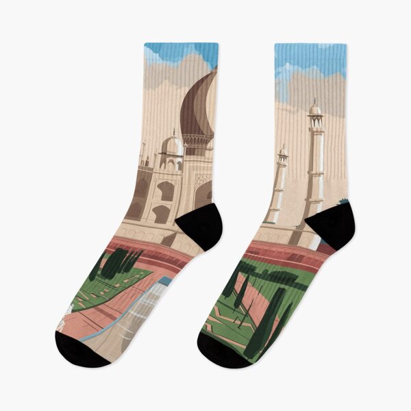 Item preview, Agra Vintage Travel Poster designed and sold by TravelerRat.
