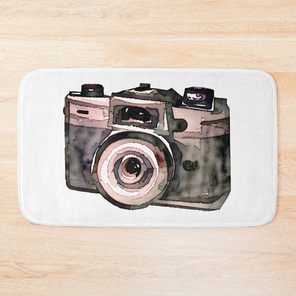 Item preview, Vintage Watercolor Camera designed and sold by karyalangit.