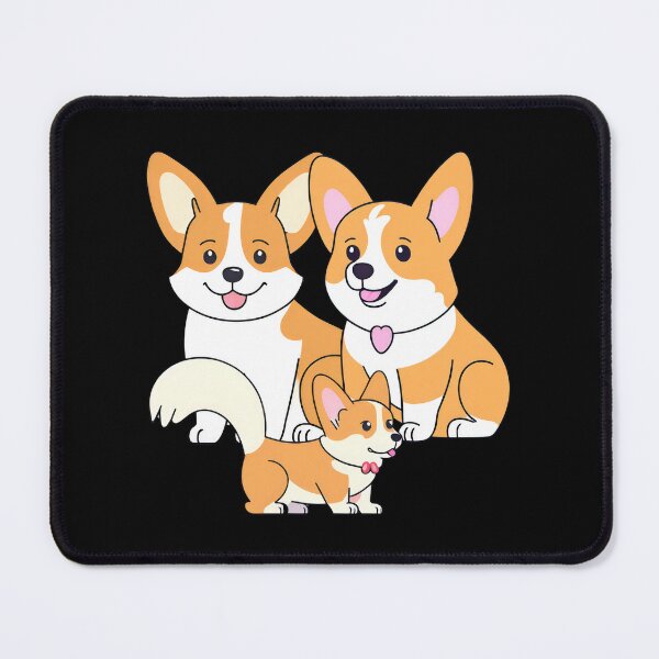 Item preview, Adorable Corgi Family - 3 Corgis Sitting Together designed and sold by Jasava Shop.