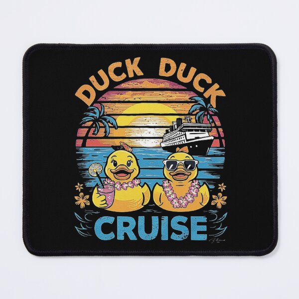 Item preview, Rubber Duck Cruise Vibes - Tropical Sunset Fun designed and sold by love3617.
