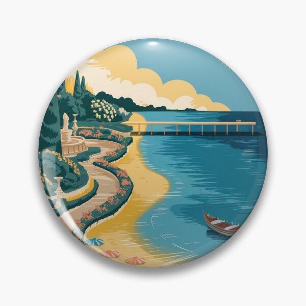 Item preview, Burgas Vintage Travel Poster designed and sold by TravelerRat.