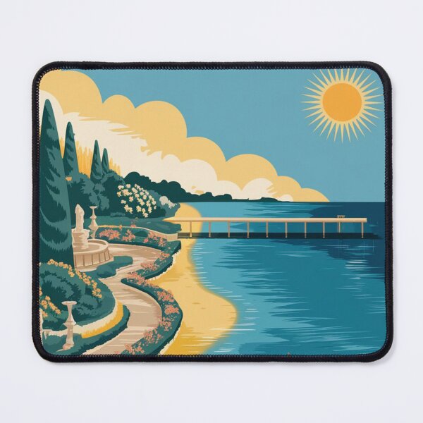 Item preview, Burgas Vintage Travel Poster designed and sold by TravelerRat.