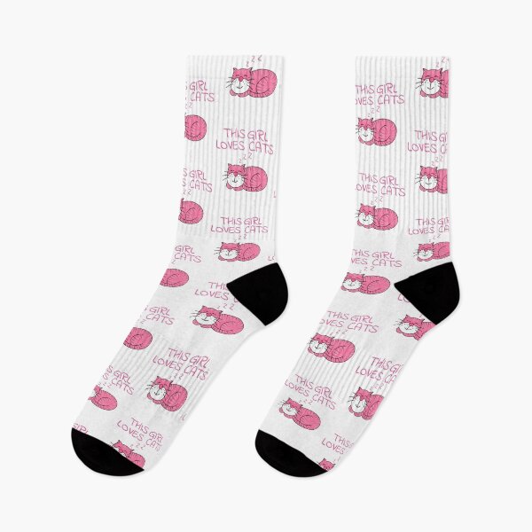 Item preview, This Girl Loves Cats, Cat Lover designed and sold by doodlerob.
