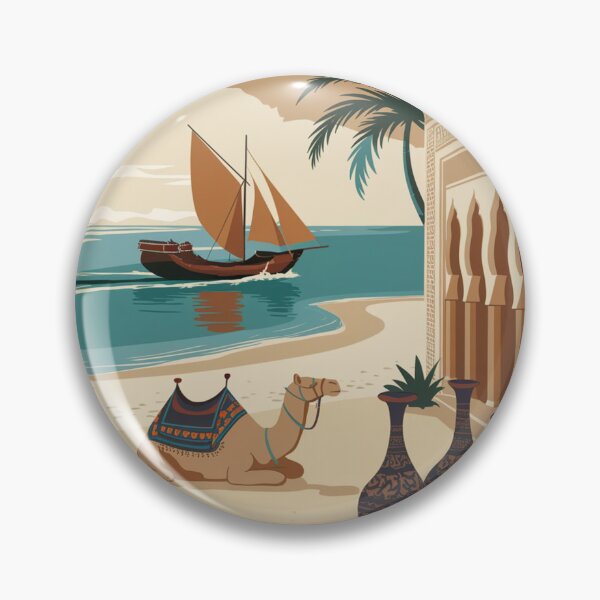 Item preview, Djerba Vintage Travel Poster designed and sold by TravelerRat.
