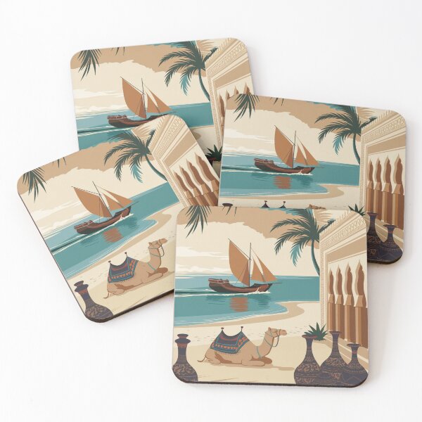 Item preview, Djerba Vintage Travel Poster designed and sold by TravelerRat.