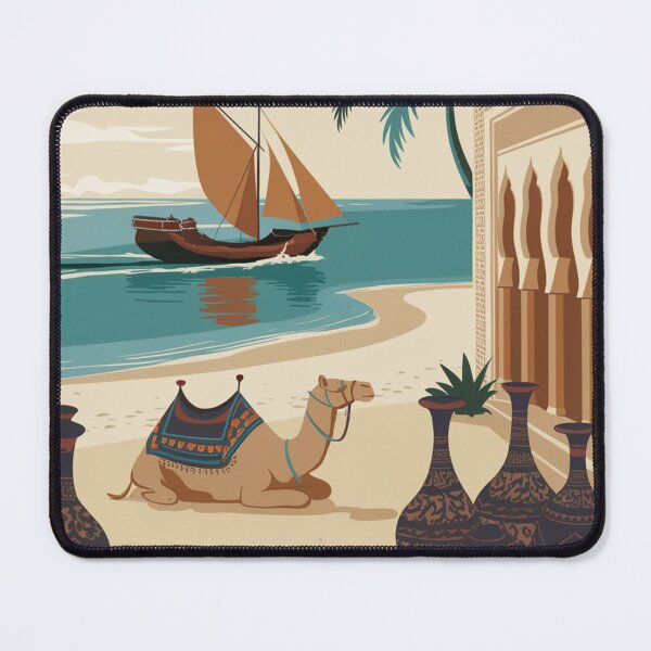 Item preview, Djerba Vintage Travel Poster designed and sold by TravelerRat.