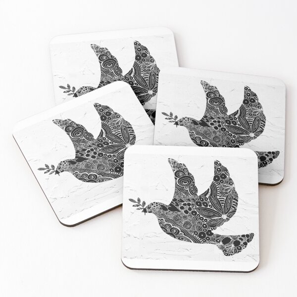 Item preview, Peace Dove Black And White Art Two designed and sold by Sharon Cummings Art.