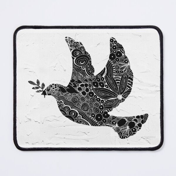 Item preview, Peace Dove Black And White Art Two designed and sold by Sharon Cummings Art.